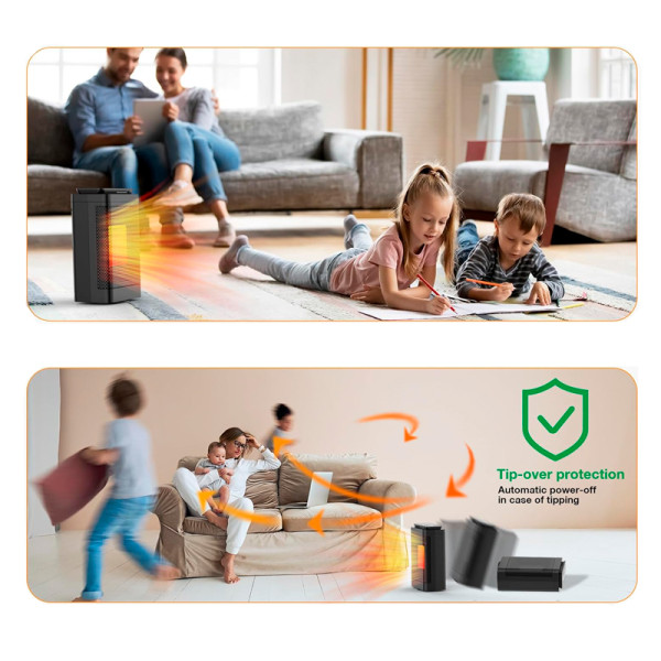 Тепловентилятор керамический YND-1200E 1200 Вт