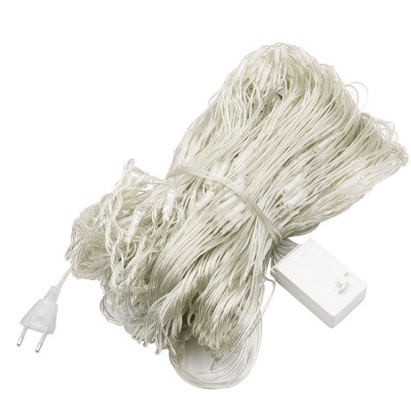 Гирлянда сетка cветодиодная 382902 теплый свет от сети 220V для дома и улицы 3*2 м 320 led