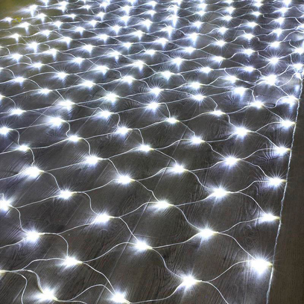 Гирлянда сетка cветодиодная 382902 холодный свет от сети 220V для дома и улицы 2*2 м 144 led