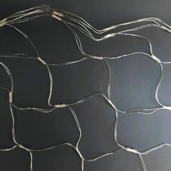 Гирлянда сетка cветодиодная 382902 холодный свет от сети 220V для дома и улицы 2*2 м 144 led