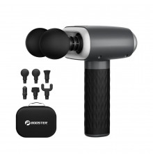 Перкусійний ударний масажер BOOSTER DM для тіла з гарячим компресом та подвійними головками для масажу шиї, плеч, спини та ніг