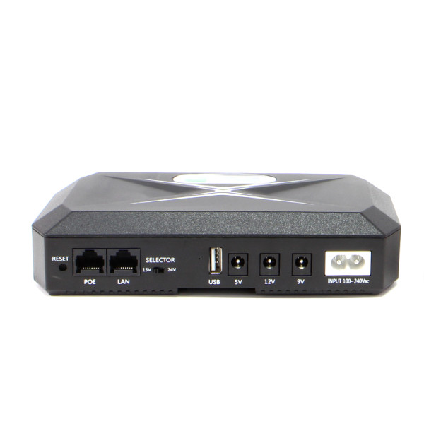 ИБП Andes 18DCP	UPS для WI-Fi роутера 5V 9V 12V 10400 mAh с защитой от короткого замыкания