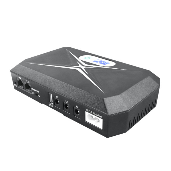 ИБП Andes 18DCP	UPS для WI-Fi роутера 5V 9V 12V 10400 mAh с защитой от короткого замыкания