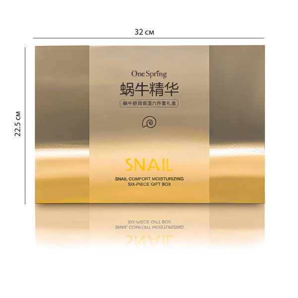 Набор по уходу за лицом ONE SPRING Snail Repair&Brightening с муцином улитки 6 в 1