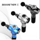 Професійний перкусійний масажер для м'язів Booster E (24V) Чорний — ударний пістолет для зняття напруги та болю.