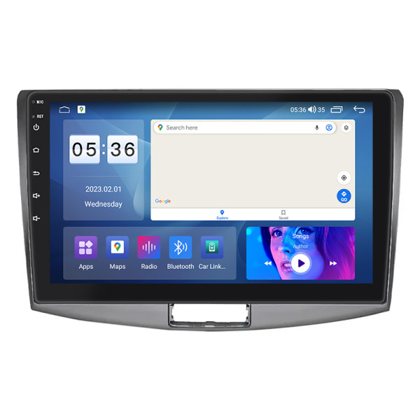 Штатная магнитола Lesko для Volkswagen Passat B6 2005-2010 экран 10" 2/32Gb CarPlay 4G Wi-Fi GPS Prime