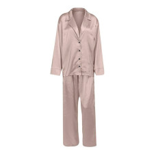 Женский шелковый комплект для дома и сна 2SYCK1315 рукашка и штаны женская пижама атласная Мокко M