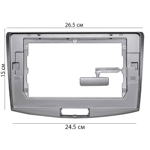 Переходная рамка Volkswagen Passat (B6, B7) 2005-2014 CC 2012-2018 (3409) 10"