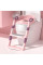 Детское сиденье на унитаз со ступенькой и ручками Bestbaby BC-108 Pink
