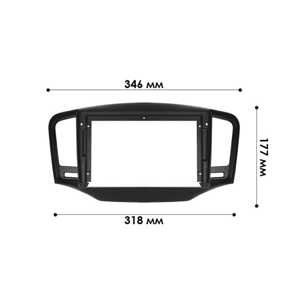 Переходная рамка Brilliance BS4 (M2) 2007-2010 (7282) 9"