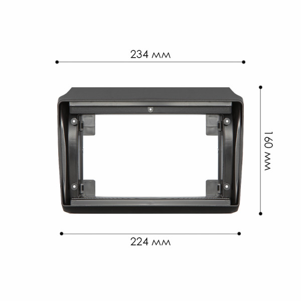 Переходная рамка Citroen Jumper 2011+ Peugeot Boxer 2011+ Fiat Ducato 2011+ (7591) 9"