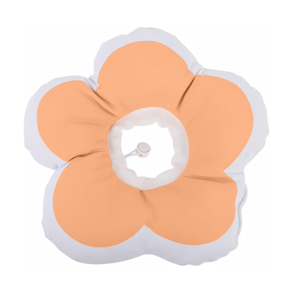 Мягкий воротник-подушка для кошек DT1018 послеоперационный защитный от вылизывания M Peach