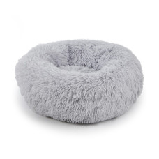Лежак пуфик для котов собак круглый 552201 S Grey