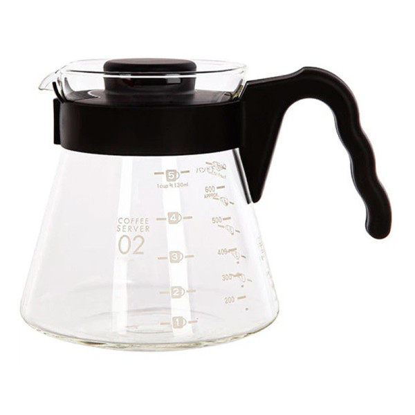 Сервер Ecocoffeetools S600 600 мл графин для приготовления кофе заварник для пуровера стеклянный Black