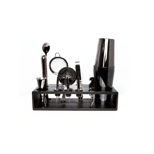 Подарочный набор для бара KM-TZS115 20 предметов барный инвентарь из нержавеющей стали Black