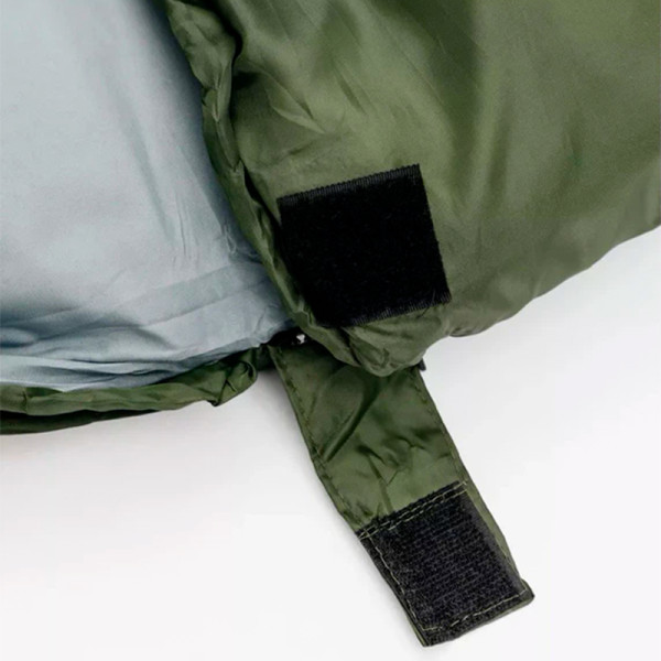 Спальный мешок для туризма 0021 210*75 см Green  0,95 кг