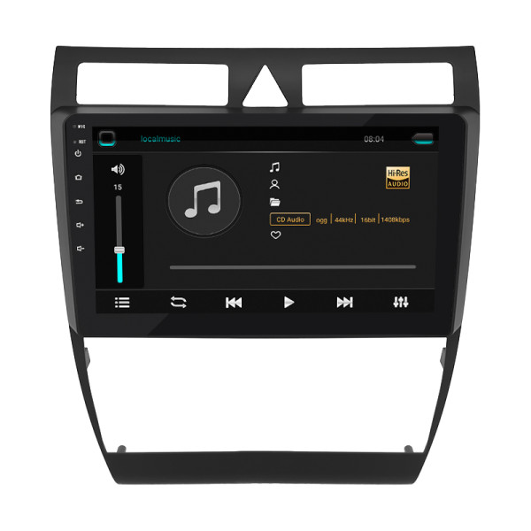 Штатная магнитола Lesko для Audi A6 II (C5) Рестайлинг 2001-2005 экран 9" 2/32Gb Wi-Fi GPS Base