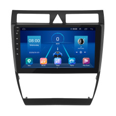 Штатная магнитола Lesko для Audi A6 II (C5) Рестайлинг 2001-2005 экран 9" 6/128Gb 4G Wi-Fi GPS Top