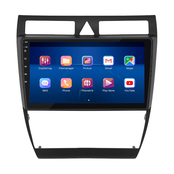 Штатная магнитола Lesko для Audi RS 6 I (C5) 2002-2006 экран 9" 6/128Gb 4G Wi-Fi GPS Top