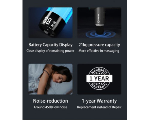 Професійний перкусійний масажер Booster Lightsaber (24V) — Ударний масажер для тіла