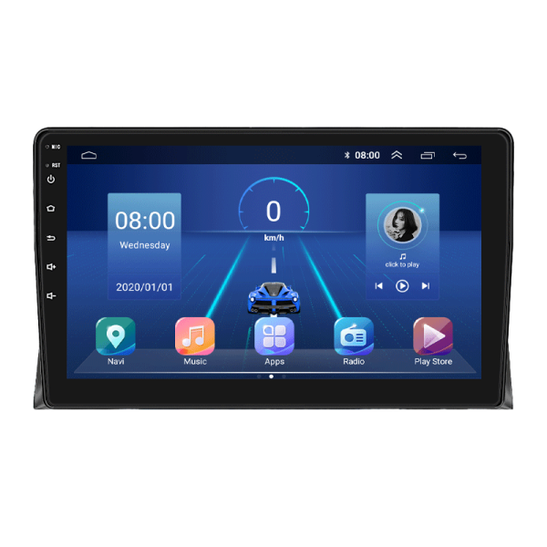 Штатная магнитола Lesko для Volkswagen Multivan T5 Рестайлинг 2009-2015 экран 9" 6/128Gb 4G Wi-Fi GPS Top