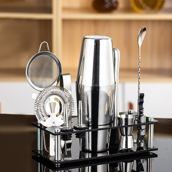 Набор для бара 11 предметов с подставкой Youchen MC-11 700/600 мл