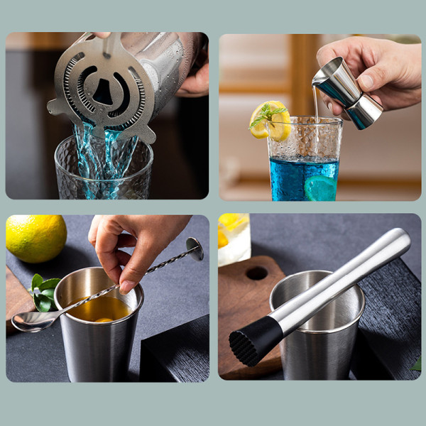 Набор для бара 11 предметов с подставкой Youchen MC-11 700/600 мл