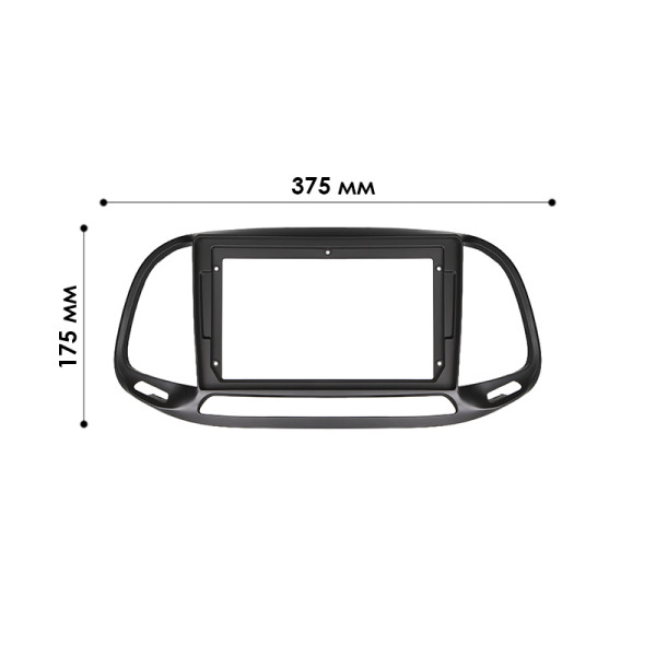 Переходная рамка Fiat Doblo 2015+ (7255) 9"