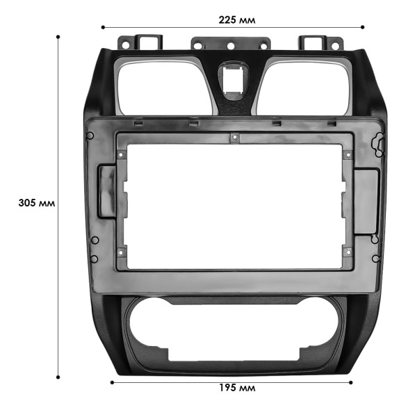 Переходная рамка Geely Emgrand EC7 2012-2014 (7715) 10.1"