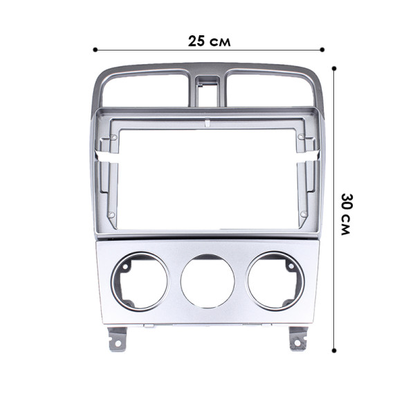 Переходная рамка Subaru Forester 2002-2008 (5290) 9" Silver