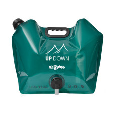 Канистра пакет для воды Up Down UD-SD201 туристическая с краном 8л складная пищевая Green