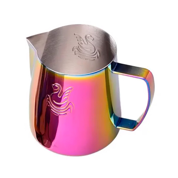 Питчер для молока JibbiJug молочник для вспенивания нержавеющая сталь градиент 400 мл Purple