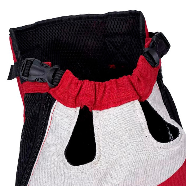 Рюкзак- кенгуру для животных A10010-WR White Red L