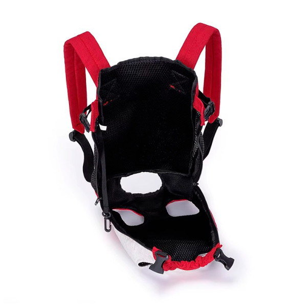 Рюкзак- кенгуру для животных A10010-WR White Red S