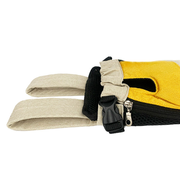 Рюкзак- кенгуру для животных A10010-YW Yellow White L