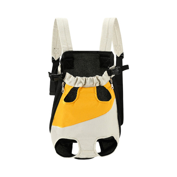 Рюкзак- кенгуру для животных A10010-YW Yellow White M