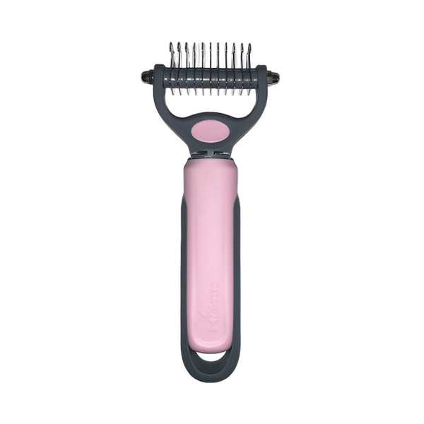 Колтунорез Taotaopets 04A4413 для удаления подшерстка шерсти для собак и кошек Pink