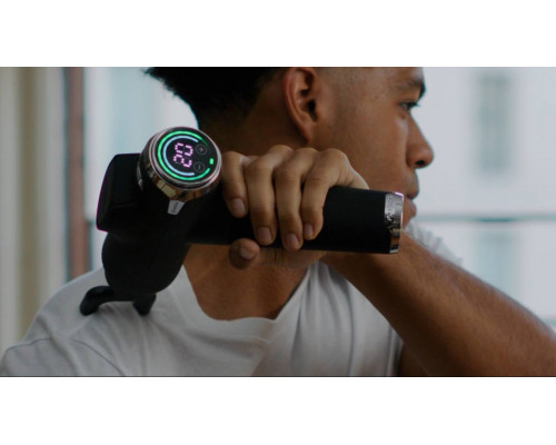 Професійний ударний перкусійний масажер Booster Fusion Black Pro чорний. Масажер для тіла.