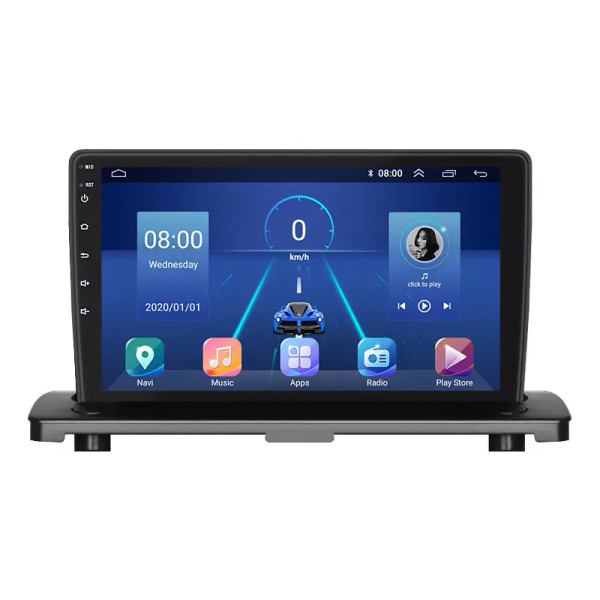 Штатная магнитола Lesko для Volvo XC90 I 2002-2006 экран 9" 6/128Gb 4G Wi-Fi GPS Top