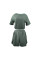 Женский комплект для дома и сна SM24107A футболка и шорты женская пижама Green L