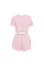 Женский комплект для дома и сна SM24107A футболка и шорты женская пижама Pink L