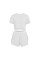 Женский комплект для дома и сна SM24107A футболка и шорты женская пижама White XL