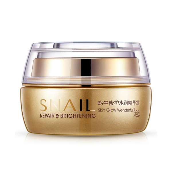Крем для лица с муцином улитки BIOAQUA Snail Repair&Brithening 50 г.