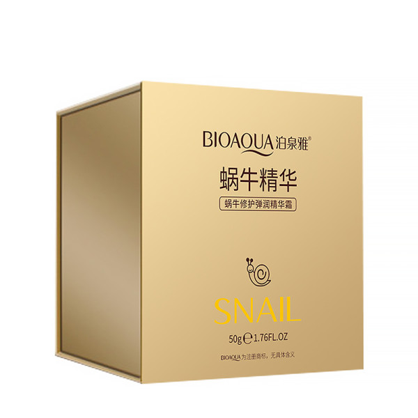 Крем для лица с муцином улитки BIOAQUA Snail Repair&Brithening 50 г.