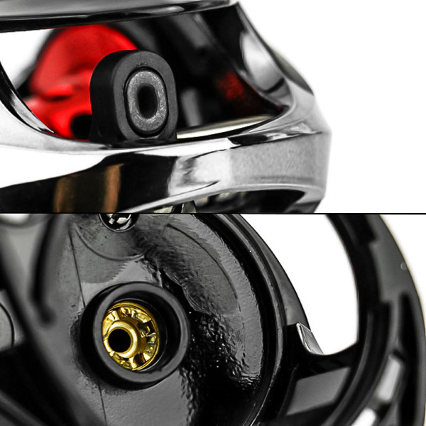 Катушка мультипликаторная Reelsking GLE 200 Black-Red Right