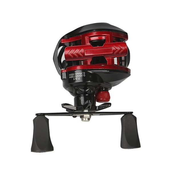 Катушка мультипликаторная Yumoshi AK 200 Black-Red Right