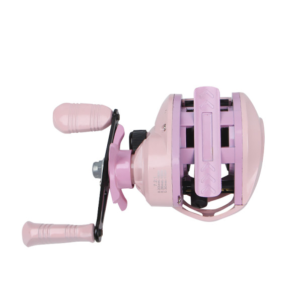 Катушка мультипликаторная Yumoshi AK 201 Black-Pink Left