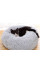 Лежак пуфик для котов собак круглый 552201 L Grey