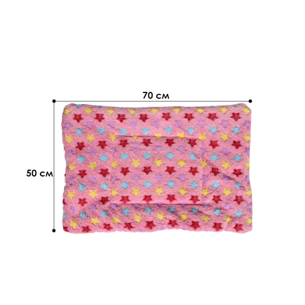 Лежак для домашнего животного для котов и собак Taotaopets 573301 Pink Stars L