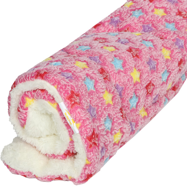 Лежак для домашнего животного для котов и собак Taotaopets 573301 Pink Stars M